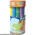 The Piggy Story 'Dinosaur World' 10-Piece Washable Jumbo Marker Set for Kids Jumbo Markers B00OHS18PM